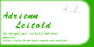 adrienn leitold business card